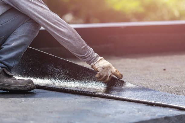 Professional Waterproofing technician working in East Brunswick, NJ